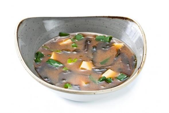 Miso suppe med laks